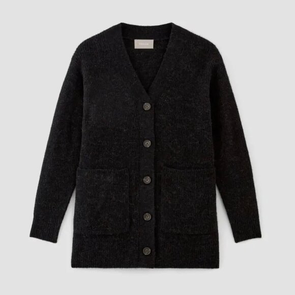 Everlane Alpaca Pocket Cardigan - Picture 4 of 9